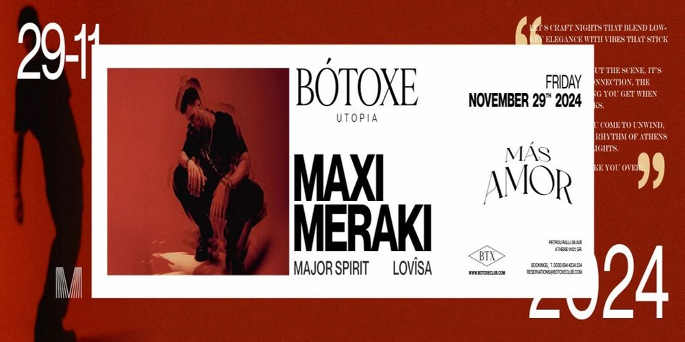 BOTOXE x MAS AMOR PRESENT MAXI MERAKI